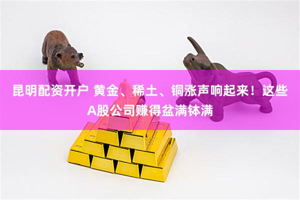 昆明配资开户 黄金、稀土、铜涨声响起来！这些A股公司赚得盆满钵满