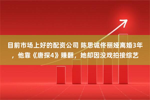 目前市场上好的配资公司 陈思诚佟丽娅离婚3年，他靠《唐探4》赚翻，她却因没戏拍接综艺